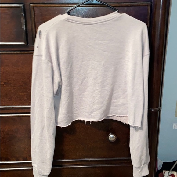 Tan - Ripped Crop Top - Picture 2 of 2